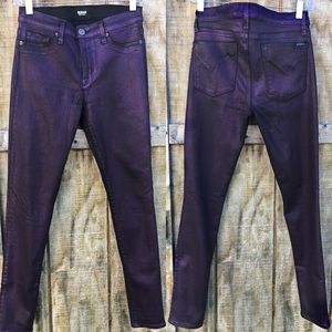 Deep Metallic Purple Hudson Jeans